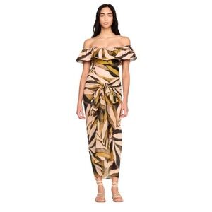 Marie Oliver Selena Cover-up Sarong in Tropical Sand